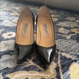Jimmy Choo Glossy Black Heels
